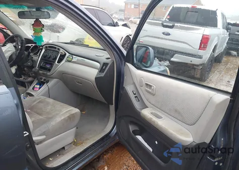 2007 Toyota Highlander V6 from USA, damaged, VIN JTEGP21A670140847